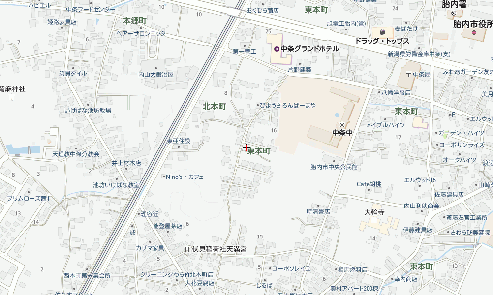 売地 新発田市・村上市・胎内市 胎内市東本町1804番　他